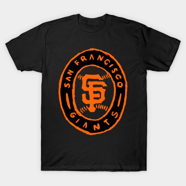 San Francisco Giaaaants 02 T-Shirt by Very Simple Graph